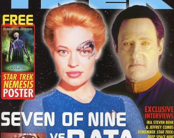 Star Trek Official Vintage Magazine #101 (February 2003) Jeri Ryan & Brent Spiner Cover