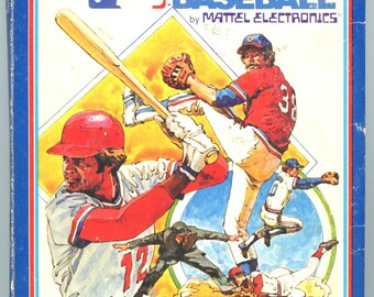 1979 Mattel Electronics Major League Baseball Intellivision Video Game Cartridge in Box