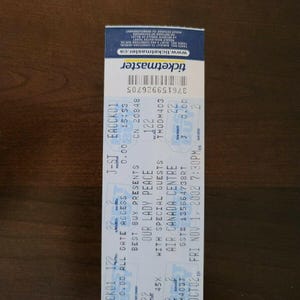 Our Lady Peace 2002, Toronto Air Canada Center Original Konzertkarte Stub