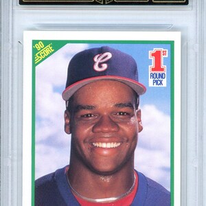 Puntuación de 1990 Frank Thomas Tarjeta de novato calificada n.° 663 GMA 8.5
