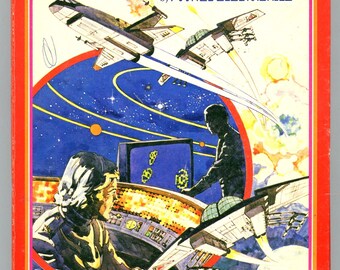 1979 Mattel Electronics Space Battle Intellivision Video Game Cartridge in Box