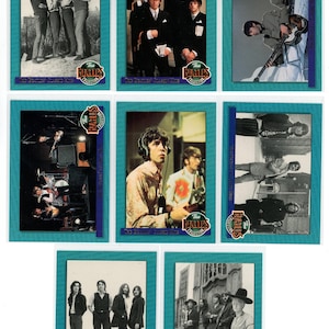 1990s The Beatles Collection Insert Cards (Set of 8)
