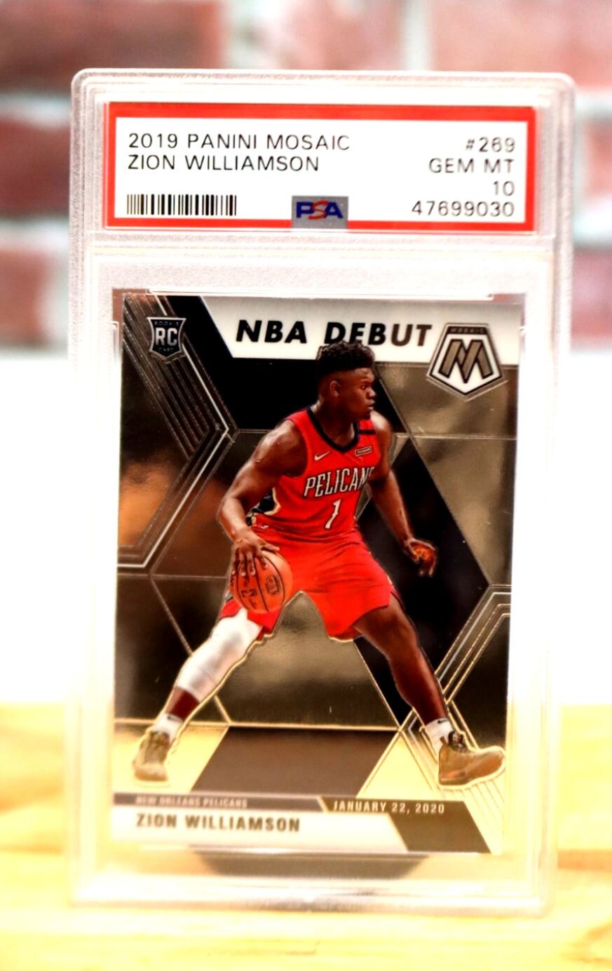 2019 Panini Mosaic Zion Willamson NBA Debut Rookie Card PSA 10 - Etsy