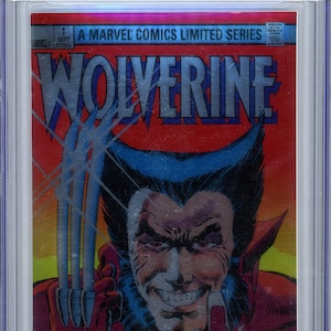 2024 Marvel Wolverine Limited Series Facsimile Graded Comic Book CGC 9.8 Foil Edition w/ Branded Slab