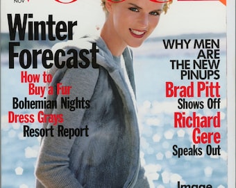 Revista de moda vintage Vogue (noviembre de 1997) Princesa Diana en perfecto estado