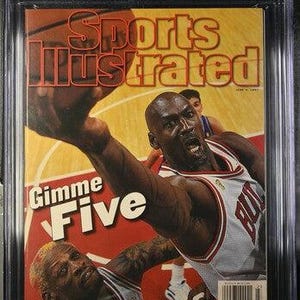 1997 Sports Illustrated #v86 #23 Newsstand Magazine CGC 9.6 Dennis Rodman & Michael Jordan Cover