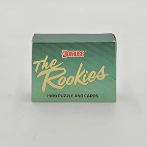 Juego de rompecabezas y cartas de béisbol Donruss The Rookies de 1989 (56 cartas) Ken Griffey Jr.