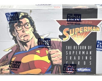 1993 Skybox DC The Return of Superman Hobby Box (36 Packs) Sealed