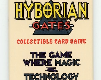 Hyborian Gates Trading Card Pack (1 Pack of 15 Cards) - Etsy