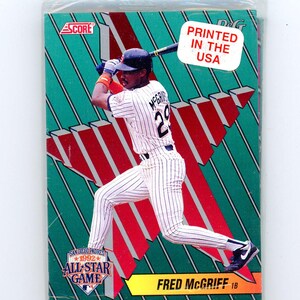 Juego de tarjetas de béisbol selladas del Juego de las Estrellas de los Padres de San Diego de 1992