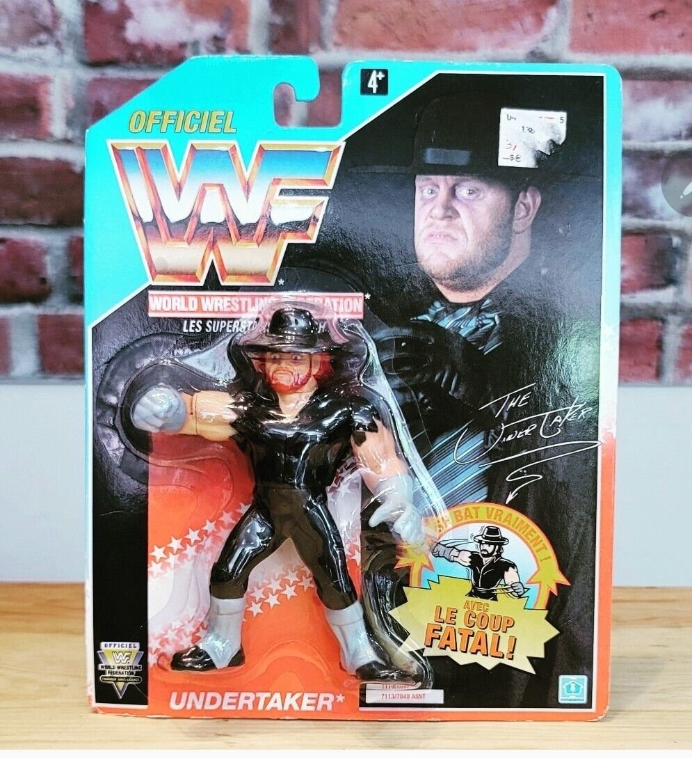 WWF Hasbro French Undertaker Figure 1992 Series 2 WWE for sale online 