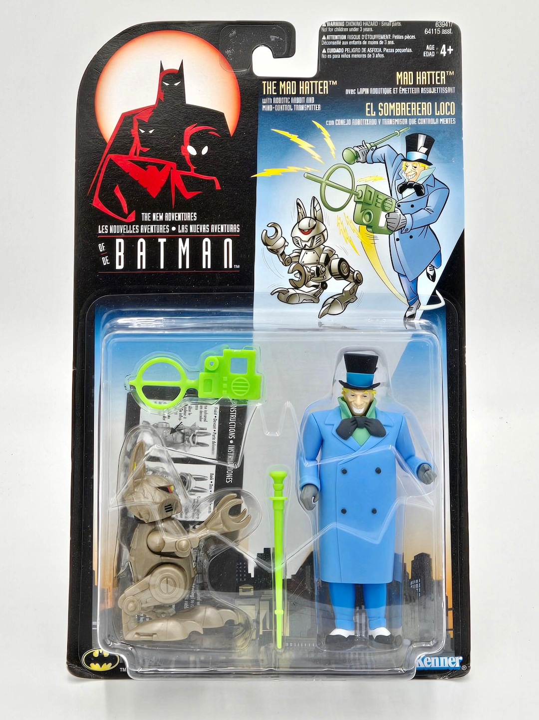 ケナー　フィギュア　バットモービル　バットマン batman ハズブロ 1997年 ハズブロ・ケナー社製 『バットマン 新冒険』 マッドハッター