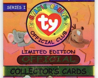 1998 Ty Inc. Official Beanie Babies Series 1 Trading Card Pack (9 Cards)