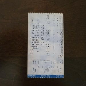 Econoline Crush 1998, Toronto The Warehaus Original-Konzertkarte Stub