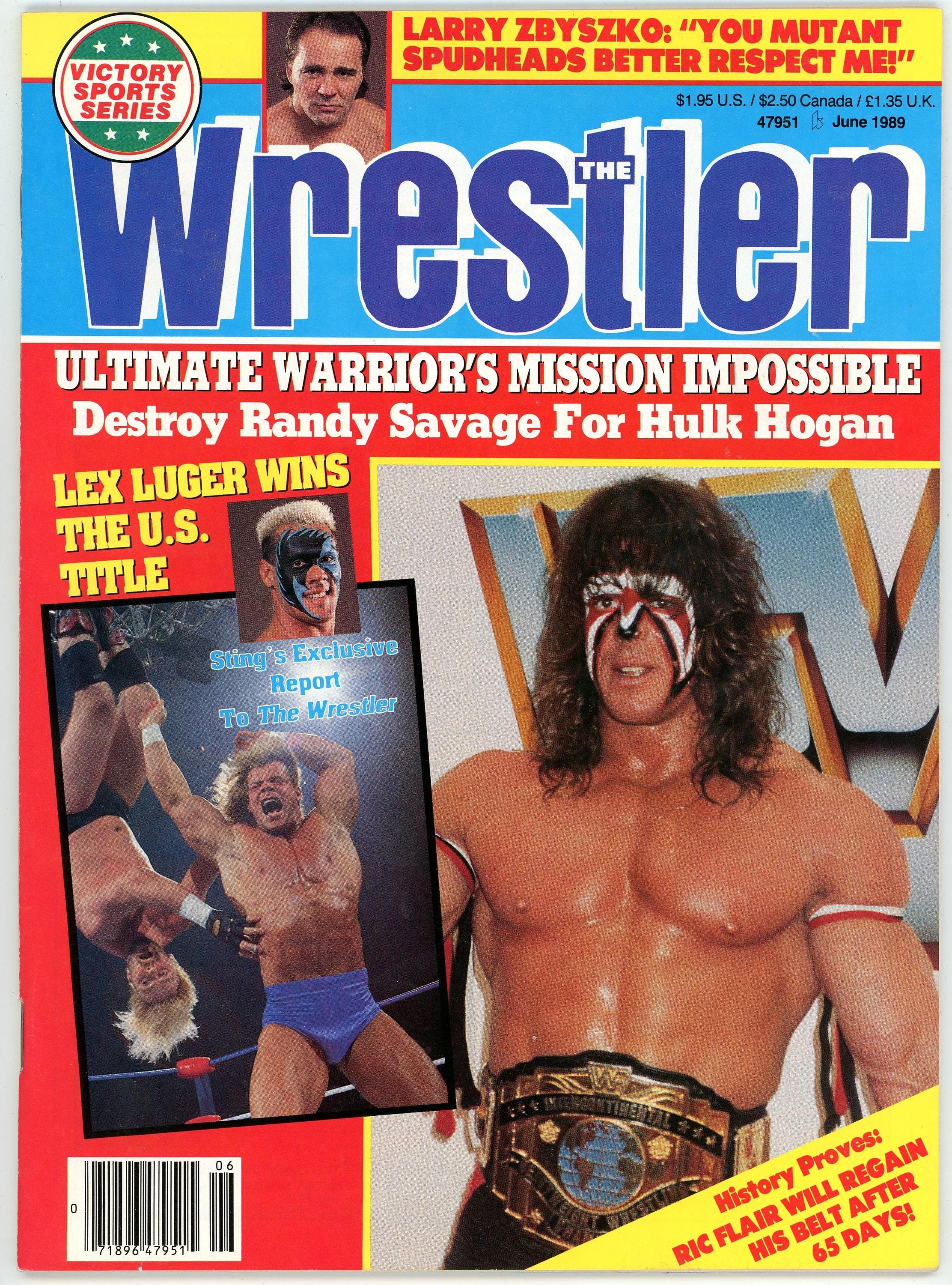 The Wrestler Vintage Wrestling Magazine (june, 1989) Ultimate