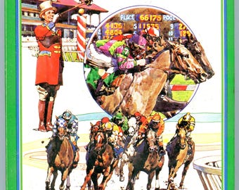 1979 Mattel Electronics Horse Racing Intellivision Video Game Cartridge in Box