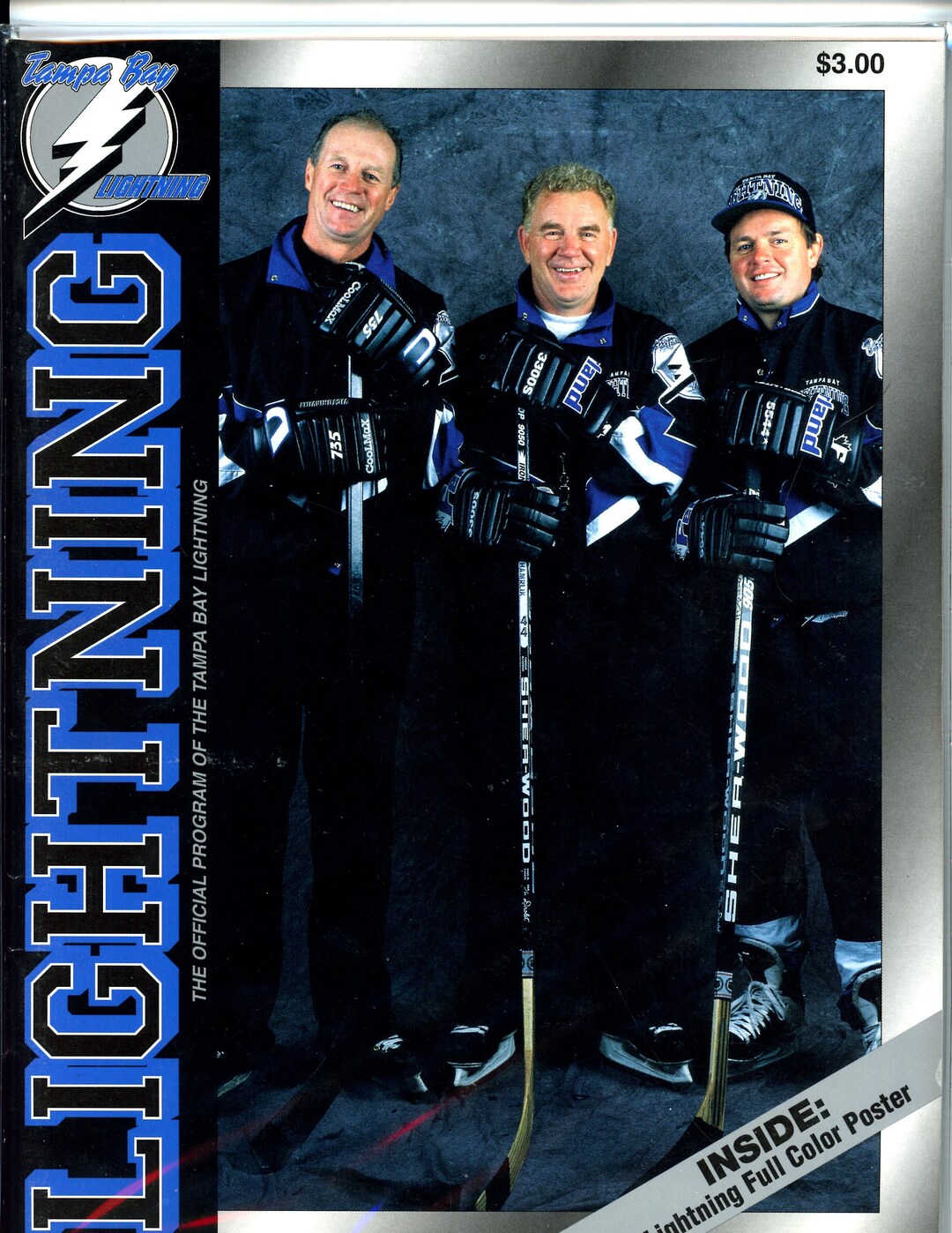 Vintage Tampa Bay Lightning Hockey Game Program Magazine may Etsy