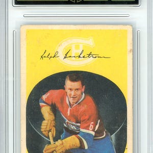 1962 Parkhurst Ralph Backstrom Graded Card #44 GMA 3
