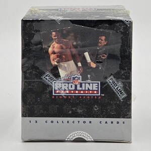 1991 NFL Proline Portraits Signet Series Sammler Football Karten Wachsbox (36 Packungen) Suchen Sie für Autogramme