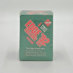 1992 Collector's Edge NFL Football Card Komplettes Factory Set Versiegelt (175 Karten)