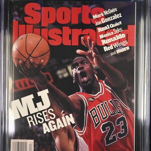 1998 Sports Illustrated Graded Magazine CGC 9.8 Newsstand Michael Jordan Cover Top POP