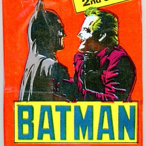 1989 Topps 2nd Series Batman Trading Card Wax Pack
