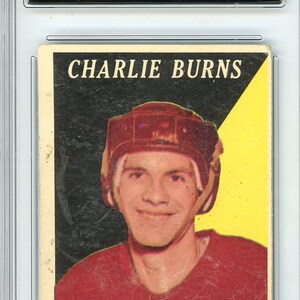 1958 Topps Charlie Burns Graded Rookie Karte #43 GMA 3