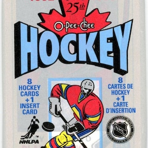 1992/93 OPC O-Pee-Chee NHLホッケーカードワックスパック（9枚入り）25周年記念