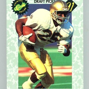 1991 Classic PREMIUM Edition Football Factory Set (50 Karten) Rocket Ismail Rookie