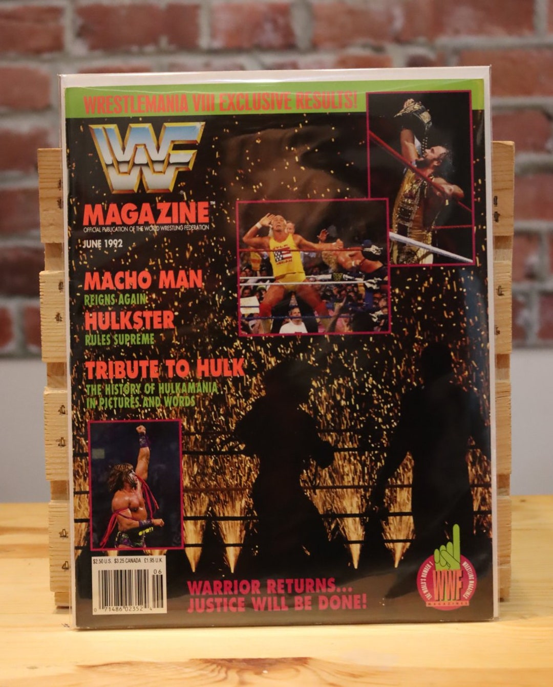 Original WWF WWE Vintage Wrestling Magazine Etsy