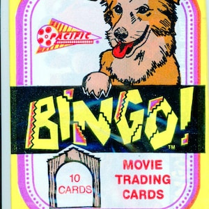 Paquete de cartas coleccionables de Pacific Bingo de 1991
