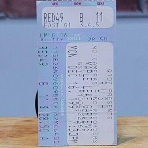 RUSH 1991 Maple Leaf Gardens Toronto Original Vintage Konzertkarte Stub