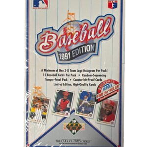 Carte da baseball Upper Deck del 1991 Hobby Box Possibile Michael Jordan (36 confezioni)