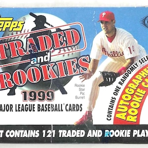 1999 Topps MLB Traded and Rookies Baseball Card Factory Set (121 Cards) Sealed