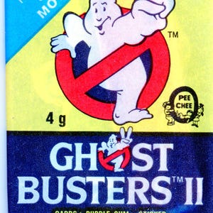 1989 OPC O-Pee-Chee Ghostbusters II Movie Trading Photo Cards Wax Pack