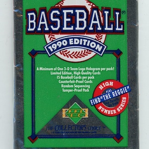 Confezione di carte da baseball Upper Deck MLB del 1990 (15 carte)