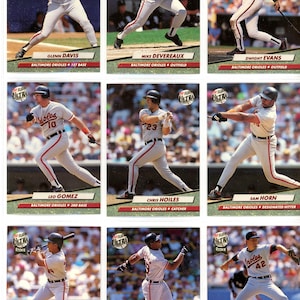 Jeu complet de cartes de baseball Fleer Ultra MLB 1992 (600 cartes)
