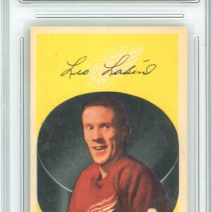 1962 Parkhurst Leo Labine Graded Card #26 GMA 5.5
