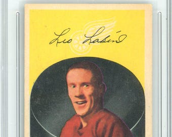 1962 Parkhurst Leo Labine Graded Card #26 GMA 5.5