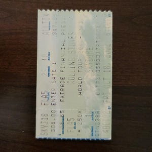 Rolling Stones 2002, Toronto Skydome Original Konzertkarte Stub