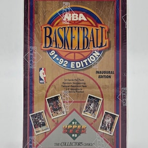1991/92 Oberdeck Basketball Karten Hobby Wax Box (36 Packungen)