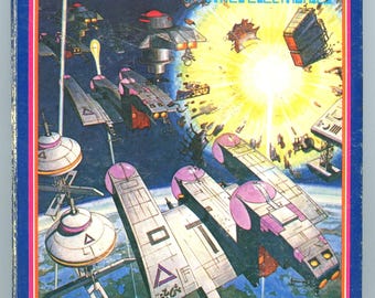 1981 Mattel Electronics Space Armada Intellivision Video Game Cartridge in Box