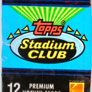 1991/92 Topps Stadion Club Hockey Trading Card Pack