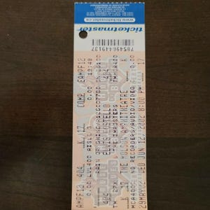 Elvis Castello 2002, Toronto Molson Amphitheater Original Konzertkarte Stub