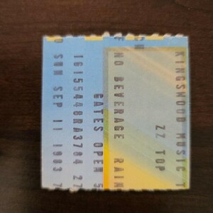 ZZ Top 1983, Toronto Kingswood Music Theater Original Konzertkarte Stub
