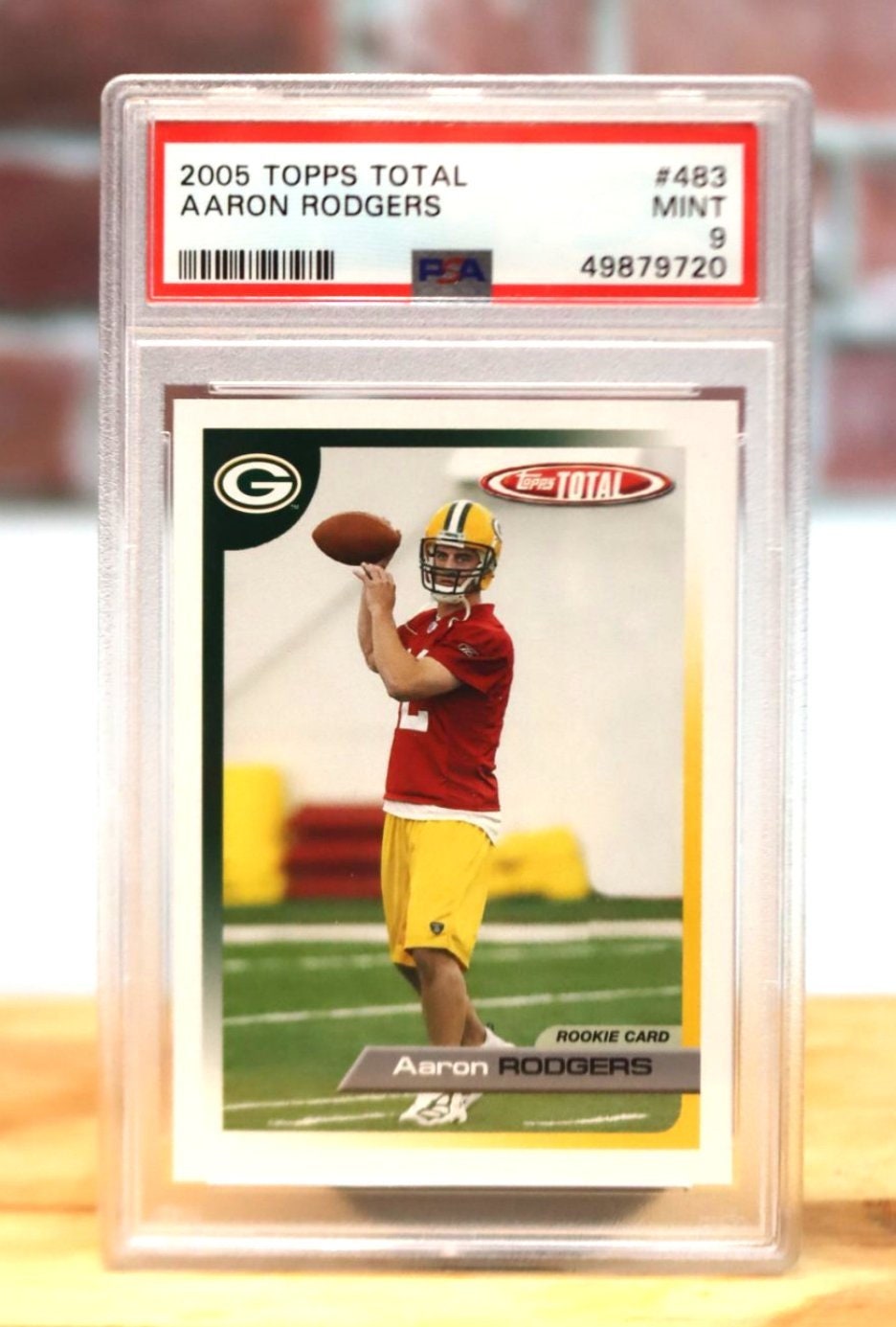 2005 Topps Total Aaron Rodgers Rookie Card PSA 9 - Etsy