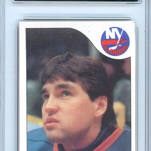 1985 O-Pee-Chee Kelly Hrudey Graded Rookie Karte #122 GMA 7