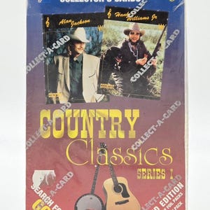 1992 Collect-A-Card Country Classics Serie 1 Sammler-Sammelkartenbox (36 Packungen)