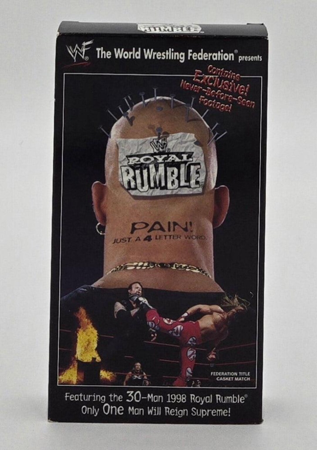 1998 WWF Royal Rumble VHS Tape - Etsy