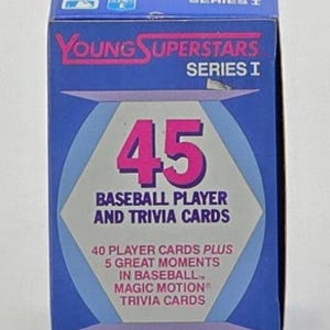 Jeu de cartes de baseball Score Young Superstars série 1 1988 (45 cartes)